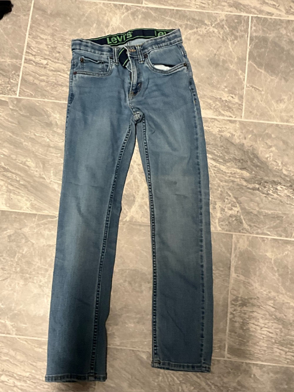 Levi's Boy’s Light Blue Straight Jeans